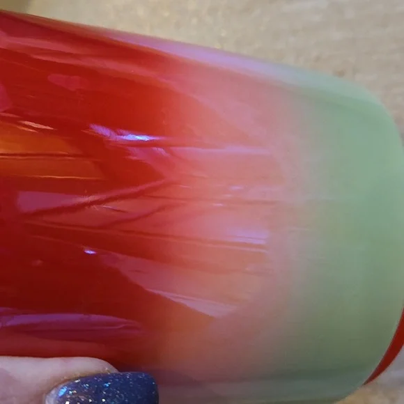 Starbuck's Holiday Red/Green Ombre 8 Ounce Travel Mug - Picture 6 of 6